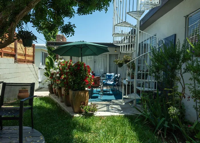 Overlooking Marina Del Rey Sailboats, Is Green Ginger Playa Del Rey On The Bluff, Los Angeles